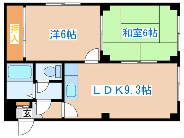 ハ－ベスト１９Ｃの物件間取画像